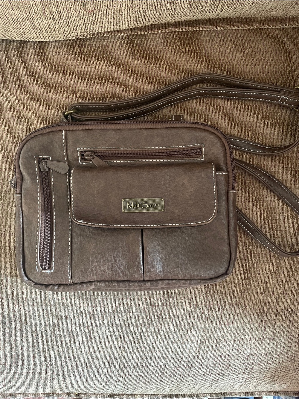 MultiSac Brown Men’s Crossbody Messenger Bag